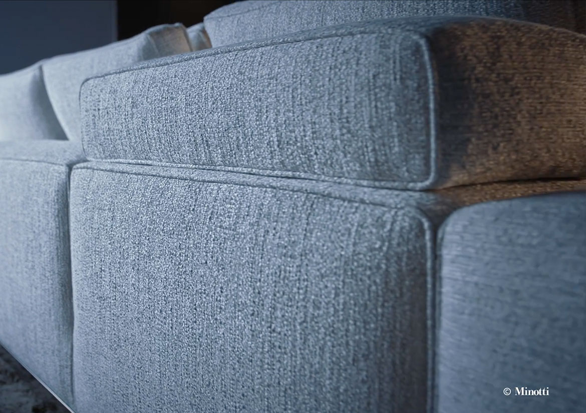 Particolare dello schienale dello sgabello Elio