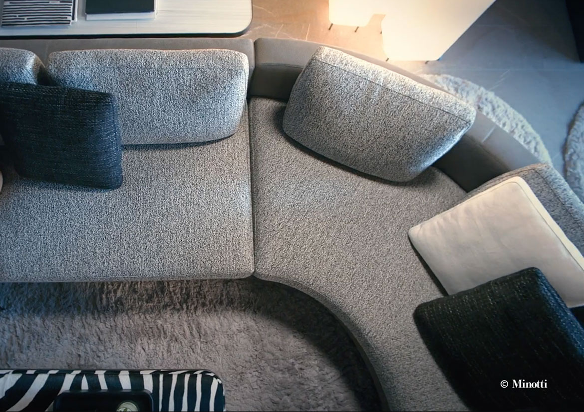 Particolare dello schienale dello sgabello Elio