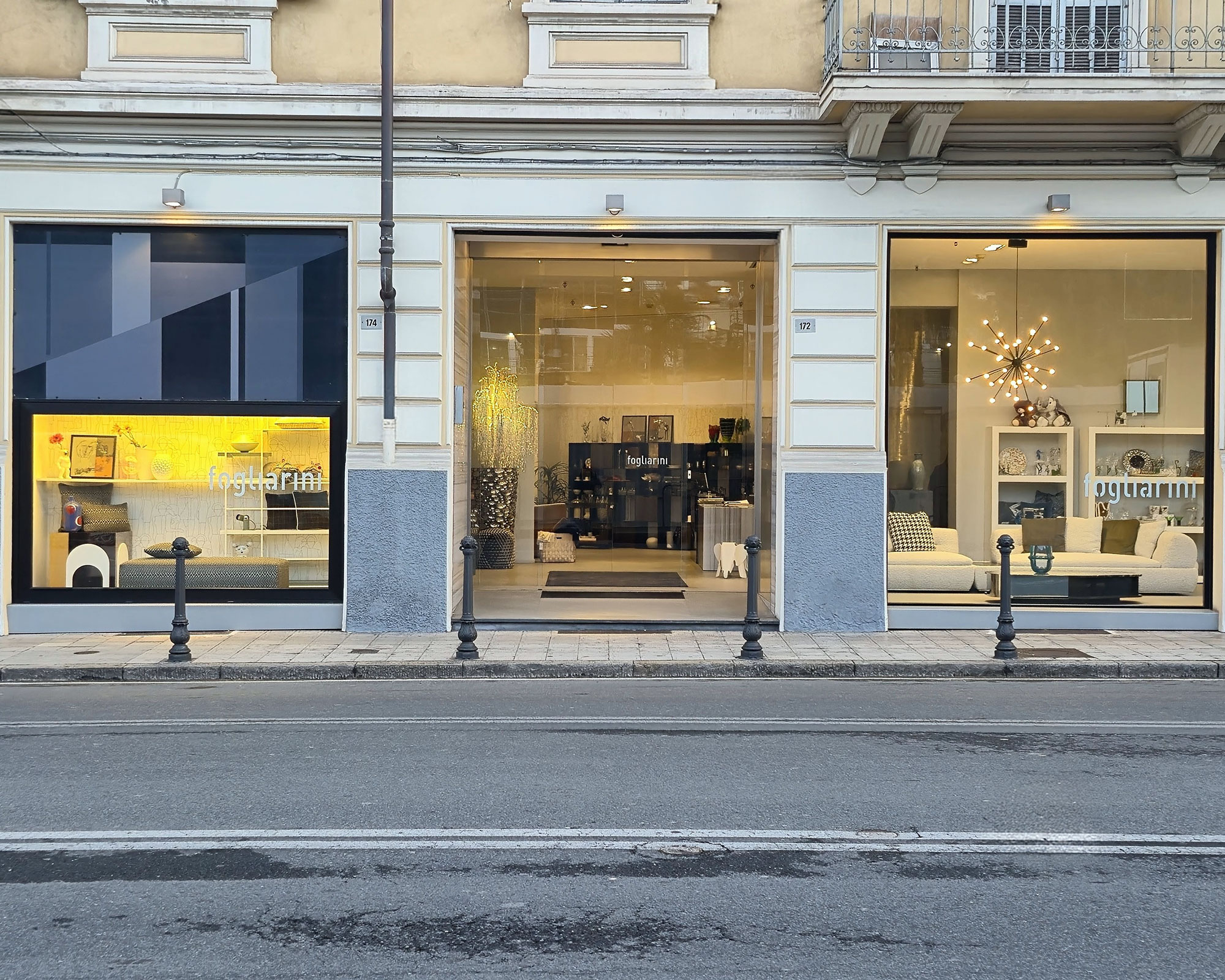 Fogliarini Sanremo esterno negozio showroom